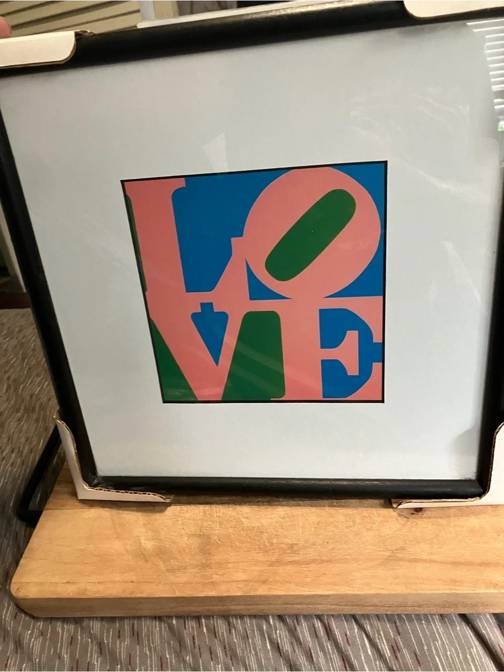 NWT Graphic Wall Art Print of Robert Indianas LOVE